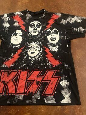 VTG KISS AOP T Shirt